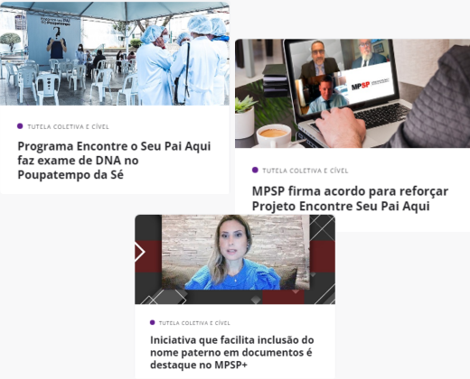 imagem ilustrativa das chamadas de notícias variadas do MPSP