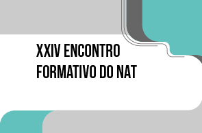 Imagem meramente ilustrativa, de formato quadricular, com fundo branco e bordas cinza e verde. No centro, está o título do evento formativo. Fim da descrição.