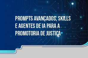 Imagem com formato quadricular, que tem fundo azul e rodapé cinza. No centro, está o título do evento. Fim da descrição. 
