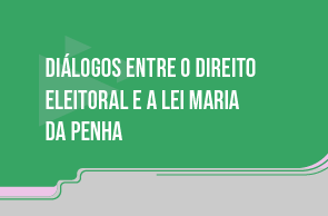Imagem meramente ilustrativa, de formato quadrado, com fundo verde e rodapé cinza com borda rosa à esquerda. No centro, está o título do evento. Fim da descrição.